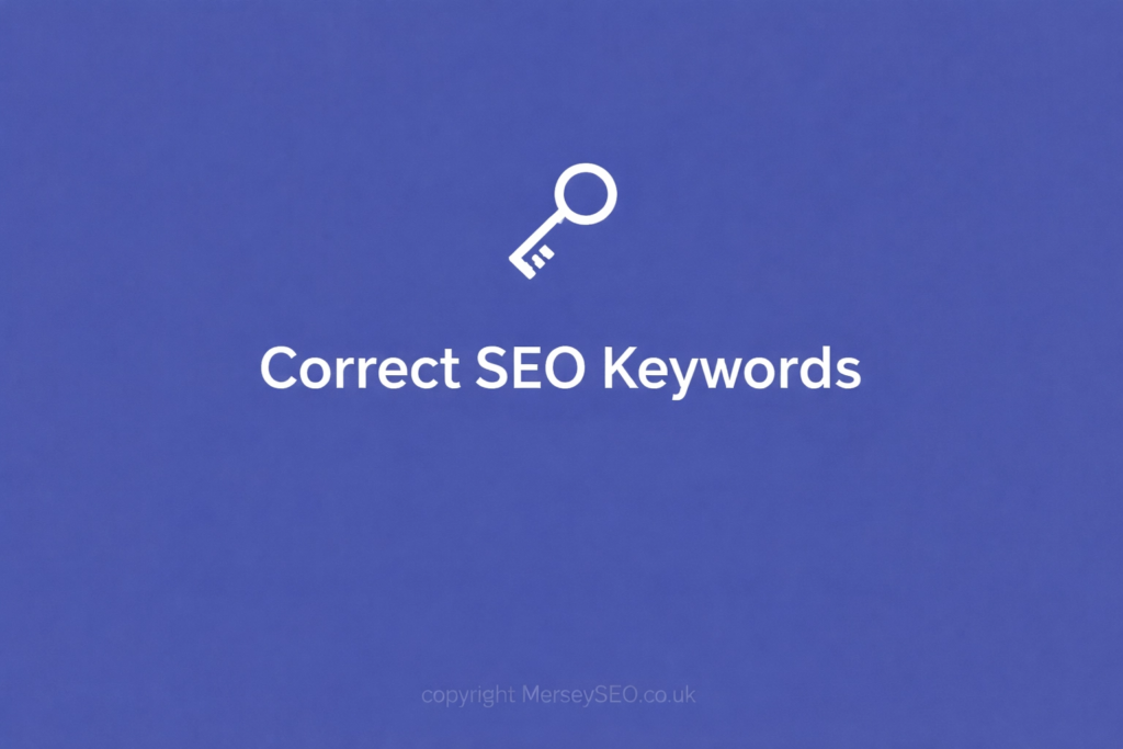 Choosing the correct SEO keywords
