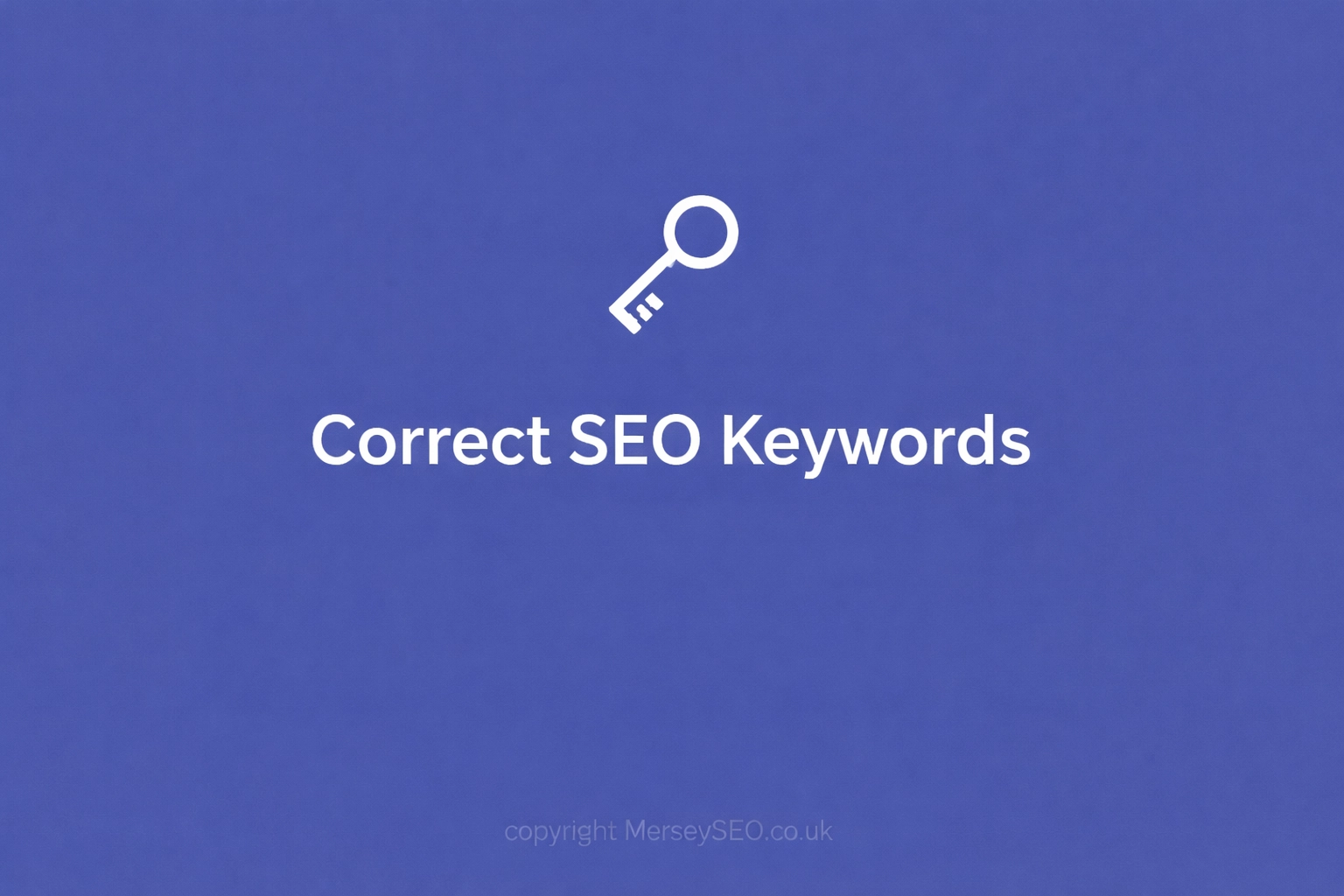 Choosing the correct SEO keywords